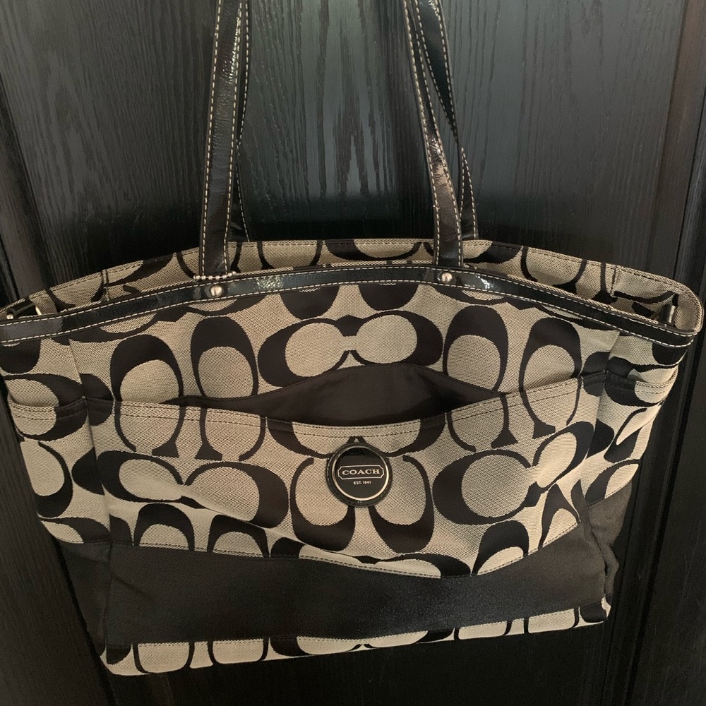 Coach Signature Multifunction Tote Bag